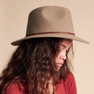 Brixton WESLEY FEDORA, size medium, color: Elmwood
